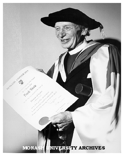 Honorary Doctor of Laws Sir Frank Woods