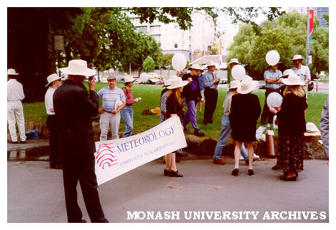 Staff and students of CRC for Southern Hemisphere Meteorology in Carlton Gardens