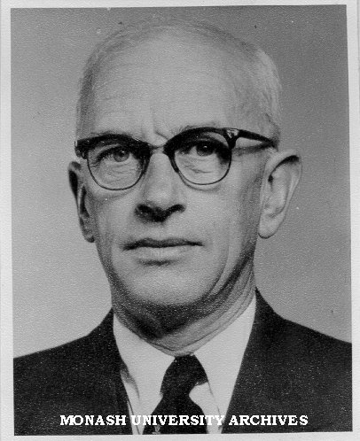 Sir George Whitecross Paton, member of Monash University Interim Council