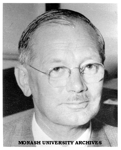 Sir Robert Rutherford Blackwood, member of Monash University Interim Council