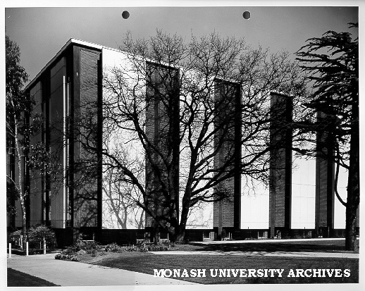 Main Library east wall