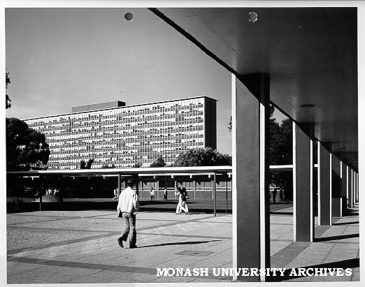 Menzies building seen from Science courtyard
