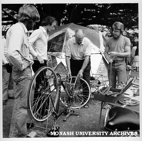 Pushbike Club members