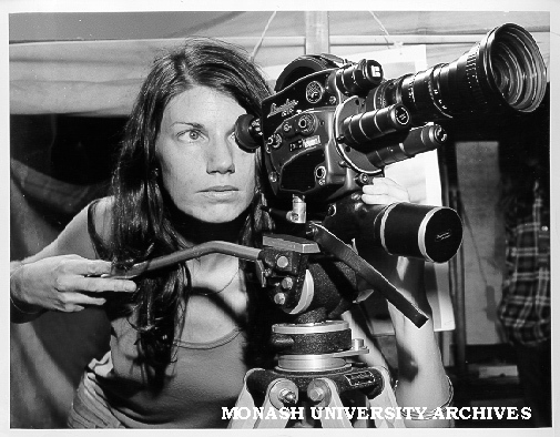 Marion Hill, secretary of Monash Film Makers Club