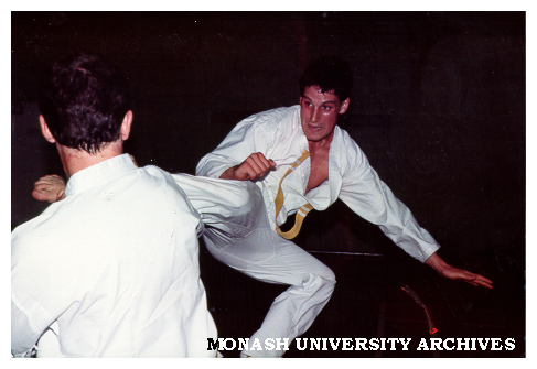 Ross Murdoch at Australian Tae Kwon Do championships, winner of gold medal in heavyweight yellow belt division