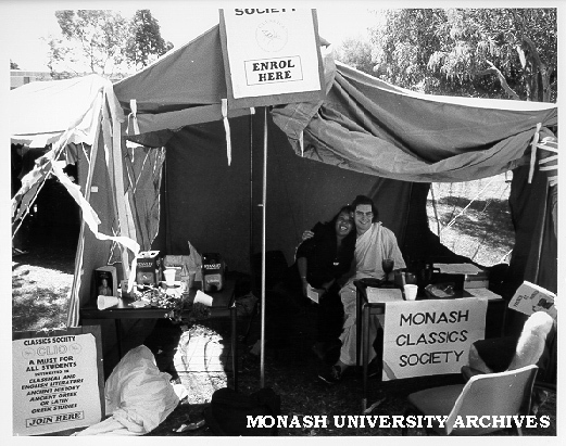 Classics Society stand