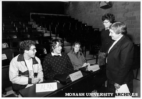 University Challenge auditions with Leah Andrew (right) and Warren Batchelor