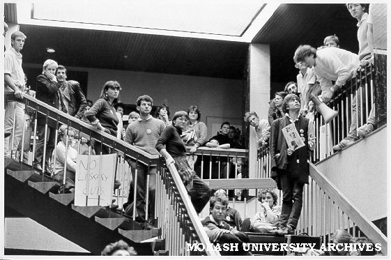 Students occupying University Offices