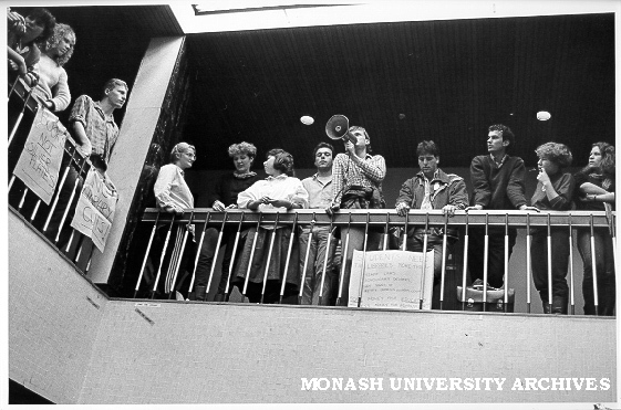 Students occupying University Offices