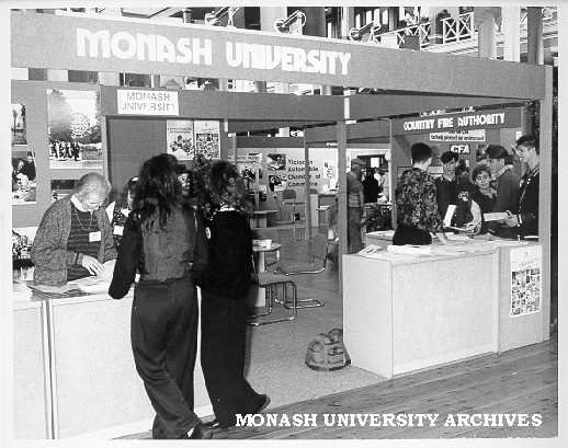 Monash display at Young Australia Expo, Exhibition buildings