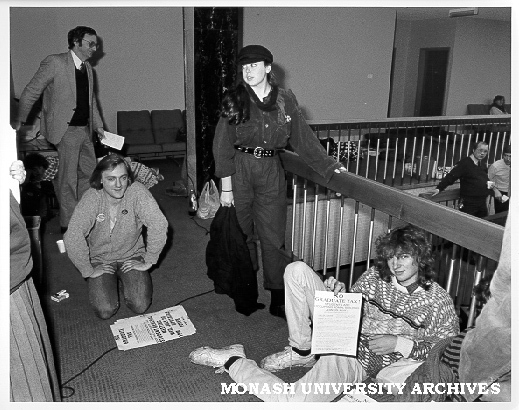 Students occupying University Offices