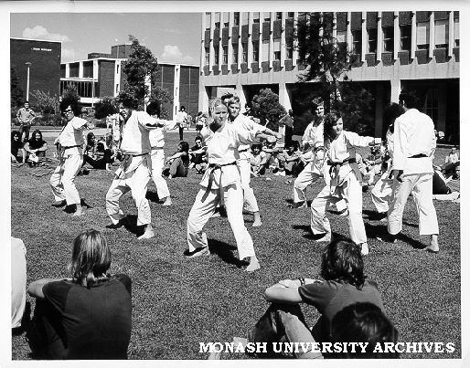 Tae Kwon Do demonstration, Orientation Week