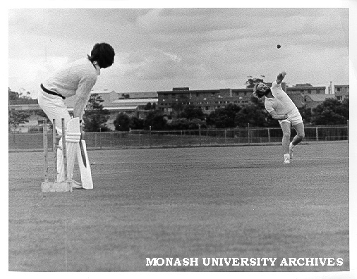 Cricket Club members Bill Dowsley (left) and Martin Sullivan