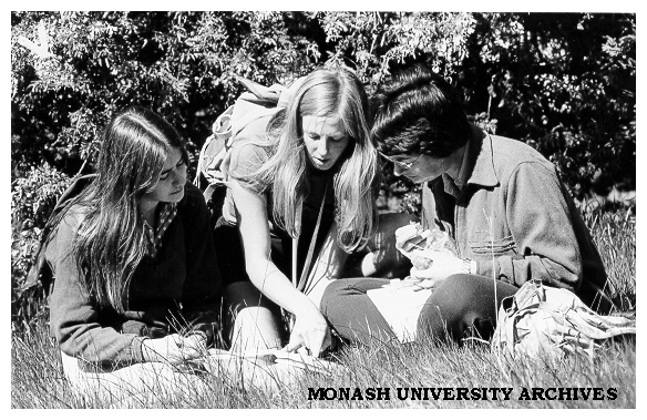 Monash winning Rogain team, from left: Cathy Crock, Christine Arnold and Robyn Archer