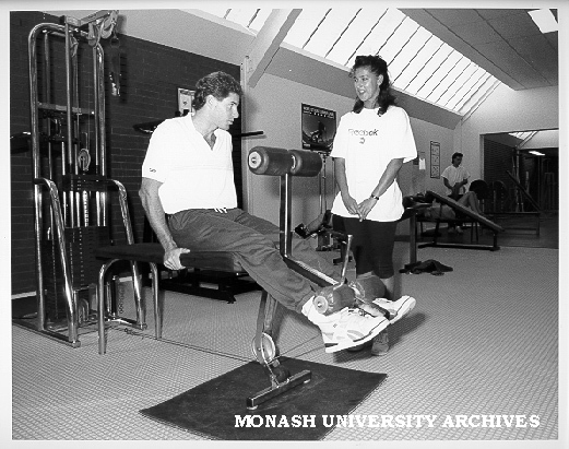 Recreation officer Leigh Branagan and fitness instructor Michelle DeZilwa