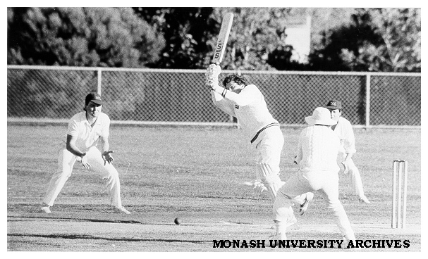 Monash A Grade cricket final - Leigh Baring at wicket