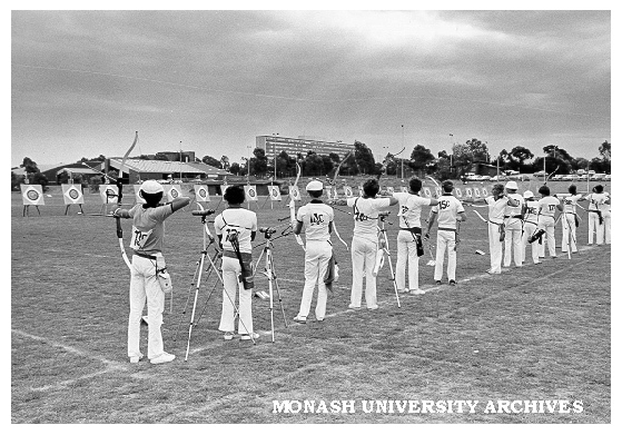 Competitors in National Archery Championships