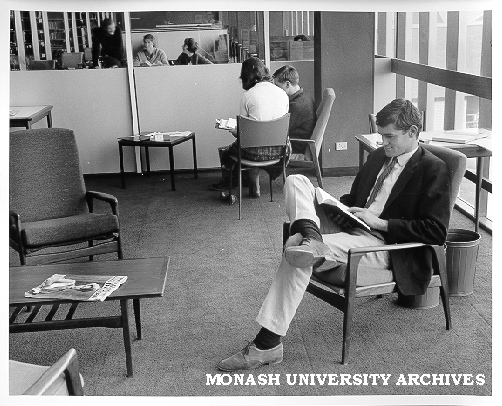 Hargrave library, lounge area