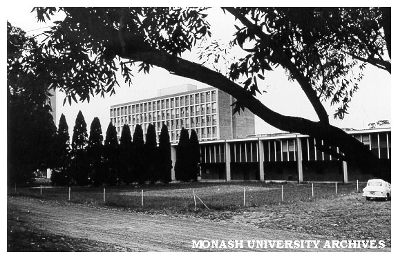 Site of South Science building and systems garden