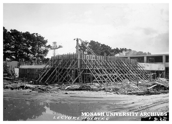 Science lecture theatre under construction