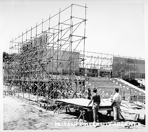 Lecture theatres under construction