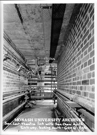 Senior lecture theatre link with senior Chemistry, 1 September 1961