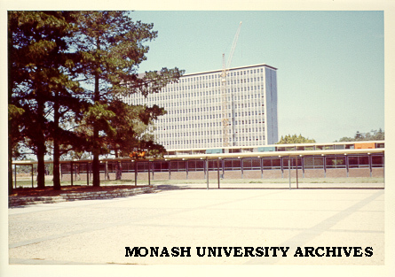 Menzies building seen from Science courtyard