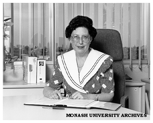 Mrs Pearl Levin, executive director Pearcey Centre for Computing