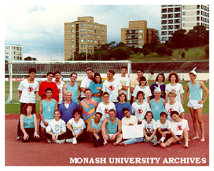 Monash University Athletics Club members