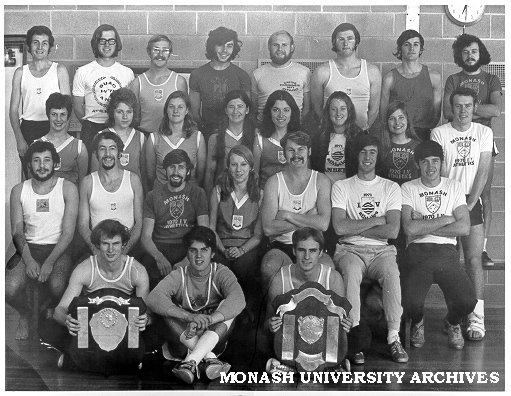 Monash University Athletics Club members