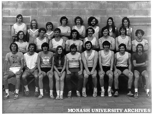 Monash University Athletics Club members