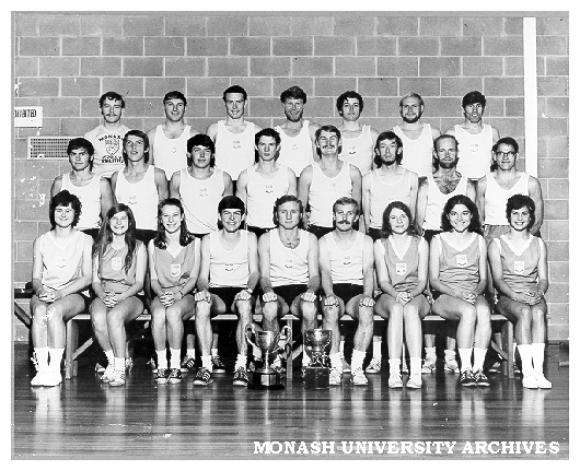 Ist Monash Intervarsity Athletics Club members