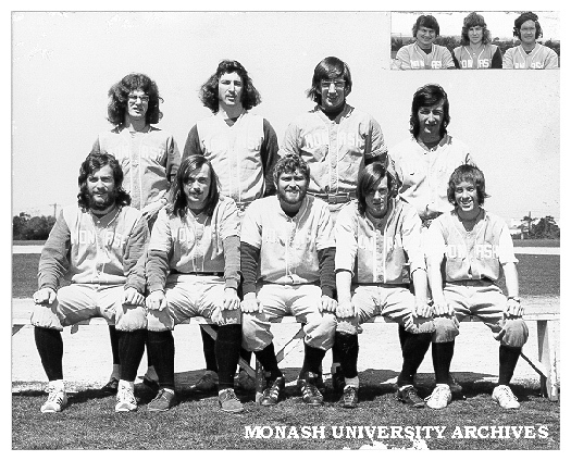 Monash Baseball Club, 1st Team C1 Grade Premiers 1972