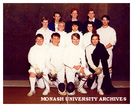 Monash University Fencing Team, Tasmania 1991