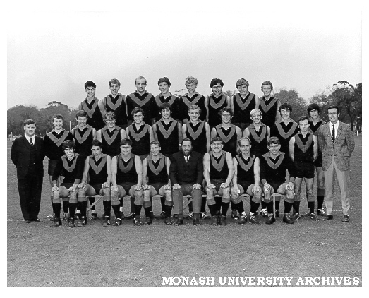 University of Melbourne Intervarsity Football team, Monash 1970