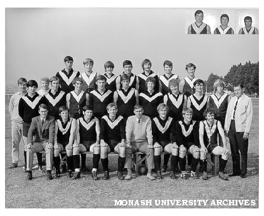 Adelaide University Intervarsity Football Team - Monash 1970