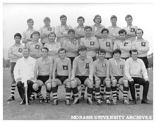 Queensland University Intervarsity Football Squad - Monash 1970