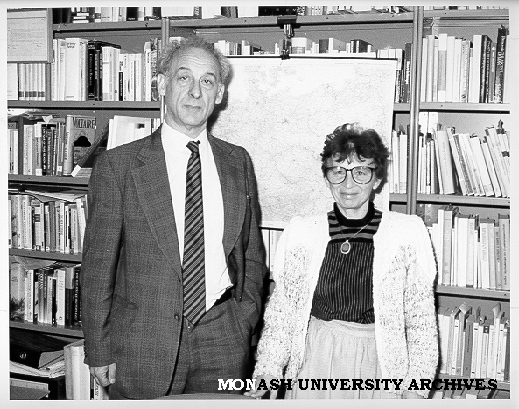 Professors Ferenc Feher and Agnes Heller of New School for Social Research New York
