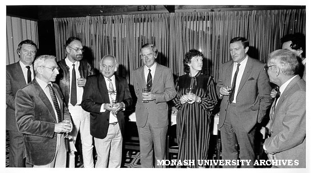 Members of Senate Select Committee on Animal Welfare with members of Monash delegation to public hearing