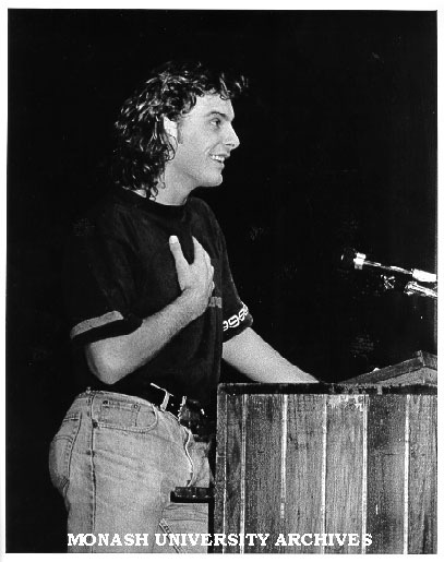 Mr Andrew Daddo delivering first Orientation Lecture