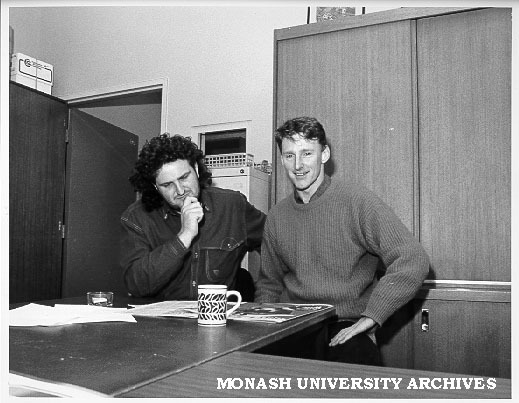 Former Lot's Wife editors and now co-authors Mark Civitella (left) and Peter Nugent