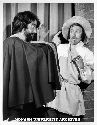 Chris McInerny (left) and Garry Kinnane in 'As You Like It' as Touchstone and Willem