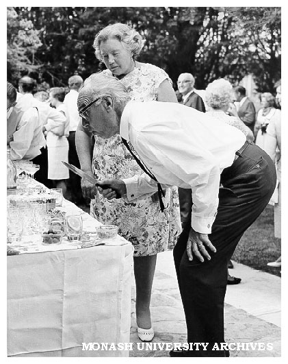Vice-Chancellor, Dr. J.A.L. Matheson and Mrs. Audrey Matheson