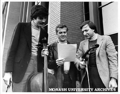 Trio Victoria, Steven Finnerty, Brian Chapman (Physiology department), Michael Kisin