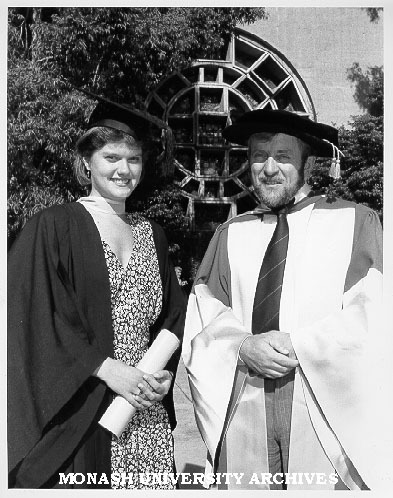 Graduate Julie Aitkin with Dr Lindsay Aitkin