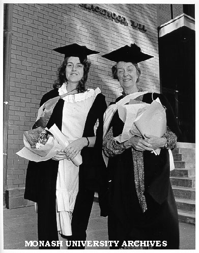 Mrs Edith Wilson and daughter Katrina