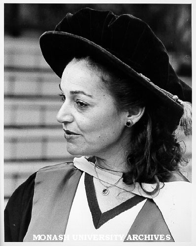 Dr Sandra Freedman after receiving PhD in linguistics