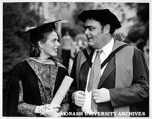 Professor Ron Keightley and daughter Anamaria