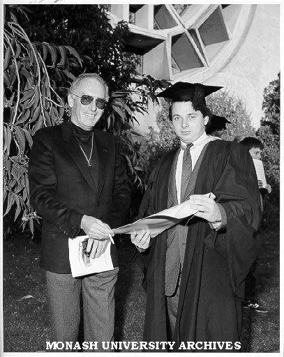 Christopher Gowing and father Mr Kevin Gowing