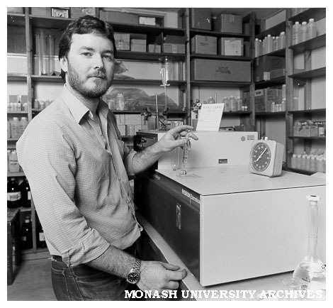 Water Studies Centre research officer Michael Jones
